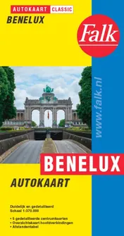 Omslag van Falk autokaart Benelux classic