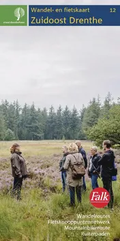 Omslag van Falk Staatsbosbeheer wandelkaart 12 Zuidoost-Drenthe