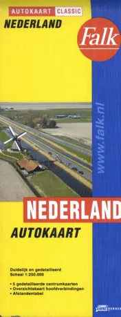 Omslag van Falk autokaart Nederland classic