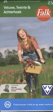 Omslag van Falk Fietskaart 25. Veluwe Twente en Achterhoek