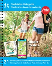 Omslag van Falk Wandelatlas Nederland