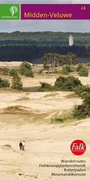 Omslag van Falk Staatsbosbeheer Wandelkaart 24 Midden Veluwe