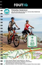Omslag van Routiq Fietsatlas Nederland 4-talig