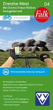 Omslag van Falk VVV Fietskaart 04. Drenthe-West