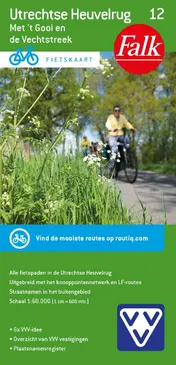 Omslag van Falk VVV Fietskaart 12 Utrechtse-Heuvelrug