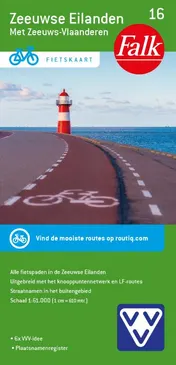 Omslag van Falk VVV Fietskaart 16 Zeeuwse Eilanden