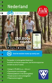 Omslag van Falk Fietsatlas Nederland 1:75.000