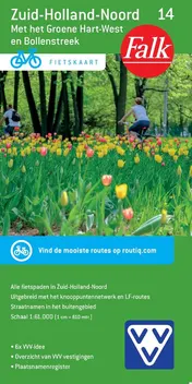 Omslag van Falk VVV Fietskaart 14 Zuid-Holland NOORD