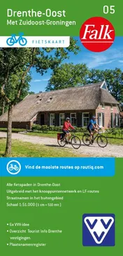 Omslag van Falk VVV Fietskaart 05 Drenthe-Oost