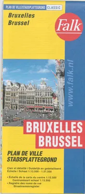 Omslag van Brussel plattegrond