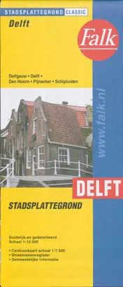 Omslag van Kleurenplattegrond gemeente Delft