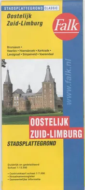 Omslag van Oostelijk Zuid-Limburg plattegrond
