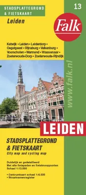 Omslag van Leiden plattegrond
