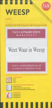 Omslag van Weesp plattegrond
