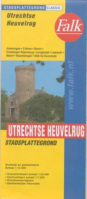 Omslag van Utrechtse Heuvelrug plattegrond