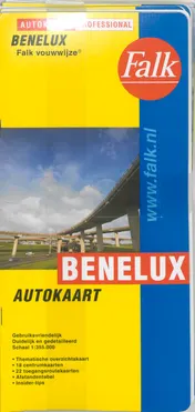 Omslag van Autokaart Benelux set 5 ex