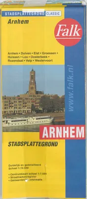 Omslag van Arnhem plattegrond set 5 ex