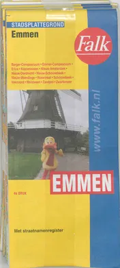 Omslag van Emmen plattegrond set 5 ex