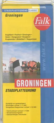 Omslag van Groningen plattegrond set 5 ex