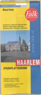 Omslag van Haarlem plattegrond set 5 ex