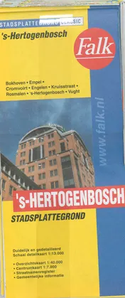 Omslag van Hertogenbosch plattegrond set 5 ex