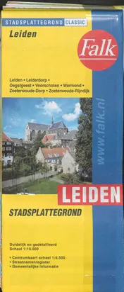Omslag van Leiden plattegrond set 5 ex