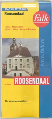 Omslag van Roosendaal plattegrond set 5 ex