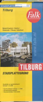 Omslag van Tilburg plattegrond set 5 ex