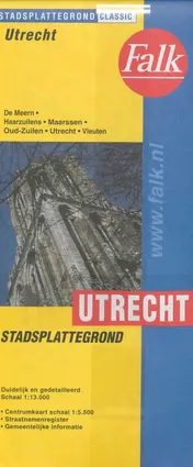 Omslag van Utrecht stadsplattegrond set 5 ex