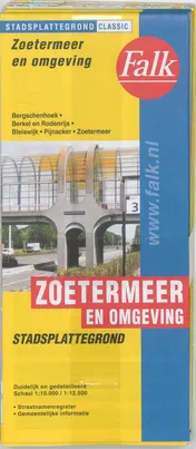 Omslag van Zoetermeer e.o. plattegrond set 5ex