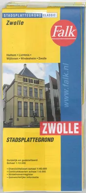 Omslag van Zwolle plattegrond set 5 ex