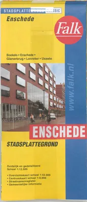 Omslag van Enschede plattegrond set 5 ex