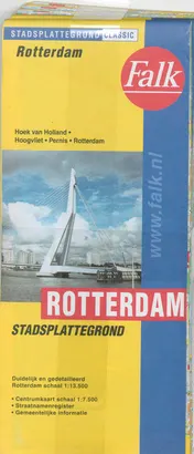 Omslag van Rotterdam plattegrond set 5 ex