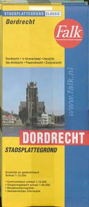Omslag van Dordrecht plattegrond set 5 ex