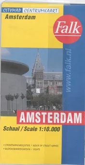 Omslag van Amsterdam centrumkaart set 5 ex