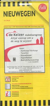 Omslag van Nieuwegein plattegrond set 5 ex