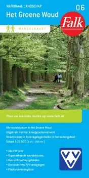 Omslag van Falk VVV wandelkaart 06 Het Groene Woud