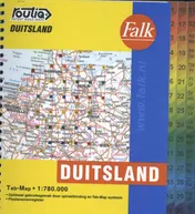 Omslag van Falk autokaart Duitsland routiq