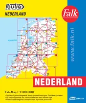 Omslag van Falk autokaart Nederland Routiq