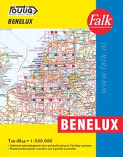 Omslag van Falk Autokaart Benelux Routiq