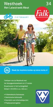 Omslag van Falk VVV fietskaart 34 Westhoek