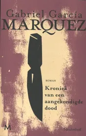 Omslag van Kroniek van een aangekondigde dood
