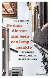Omslag van De man die van zijn been een lamp maakte