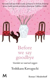 Omslag van Before we say goodbye