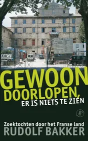 Omslag van Gewoon doorlopen, er is niets te zien
