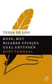 Omslag van Rose, met bizarre stukjes geel ertussen
