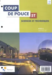 Omslag van Coup de Pouce 5 T Sciences et techniques