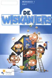 Omslag van De Wiskanjers 1 Werkboek Blok 2 - Editie 2018