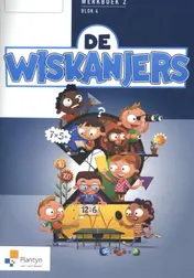 Omslag van De Wiskanjers 2 Werkboek Blok 4 - Editie 2018