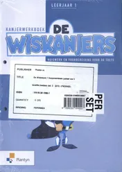 Omslag van De Wiskanjers 1 Kanjerwerkboek (set van 5 boekjes)